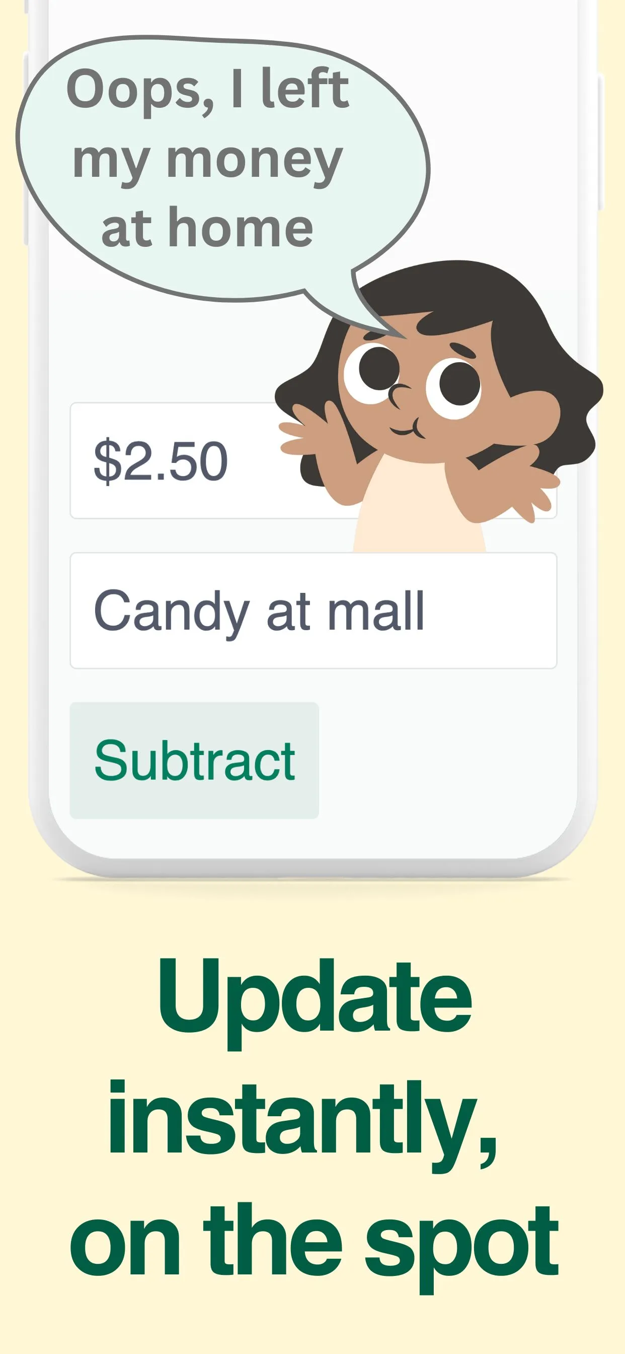 Budget & save for goals; spending, saving, giving